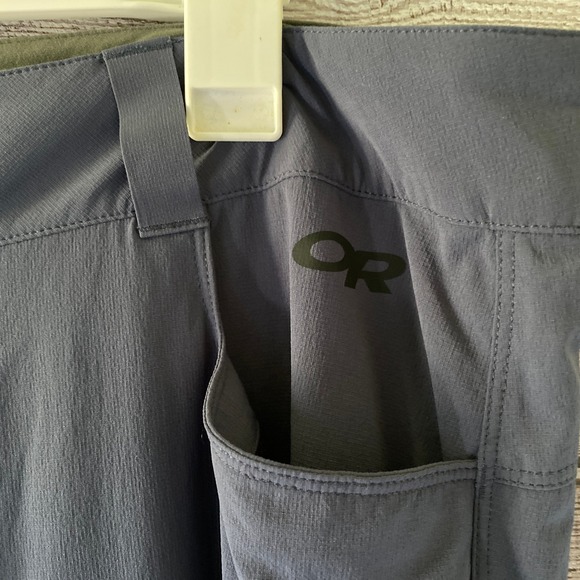 Outdoor Research‎ Women's Hiking Pants Size 12 Blue Pockets Logo - Picture 3 of 7